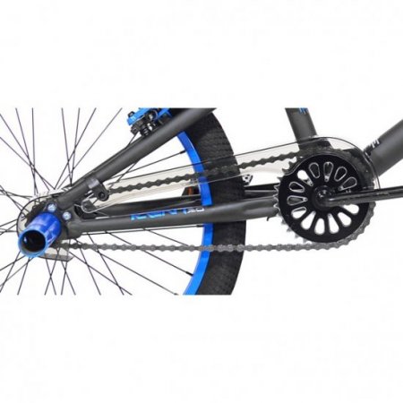 Kent Bicycle 20 In. Chaos Boy's Bike, Matte Black and Blue