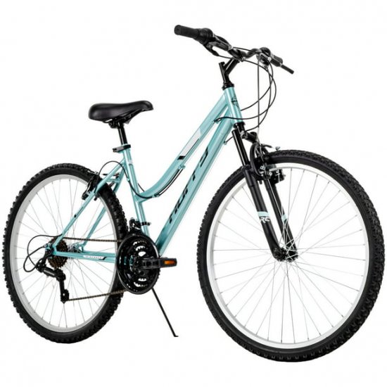 Huffy 26”Rock Creek Women\'s 18-Speed Mountain Bike, Mint