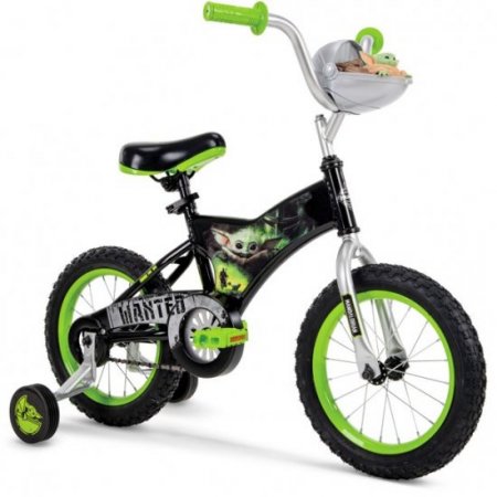 Star Wars Grogu 12-inch Bike for Boys, Black, by Huffy