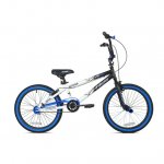 Kent 20 In. Ambush Boy's BMX Bike, Black with Blue and white accents