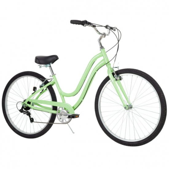 Huffy 27.5 In. Parkside Women\'s Comfort Bike with Perfect Fit Frame, Mint