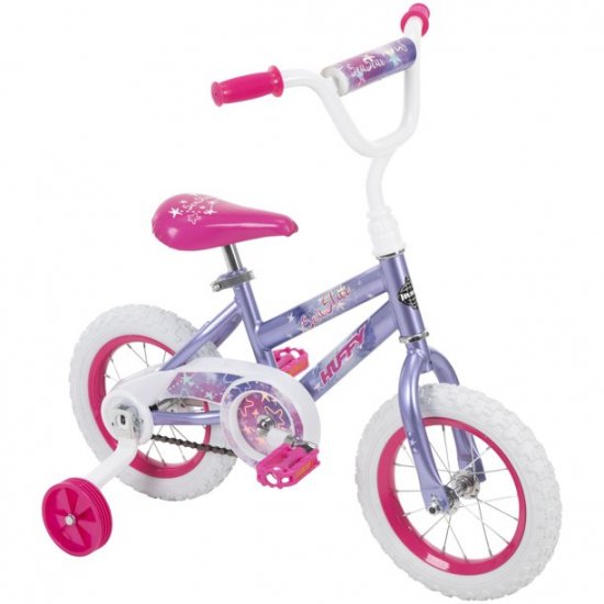Huffy 12 In. Sea Star Girl\'s Sidewalk Bike, Lilac Purple