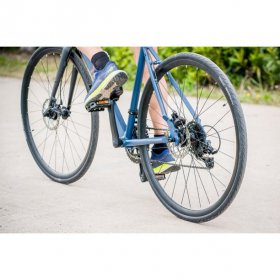 Decathlon Triban RC120, Aluminum Road Bike with Disc Brakes, 700c, Large, Blue