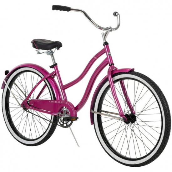 Huffy 26\" Cranbrook Women\'s Beach Cruiser Bike, Pink