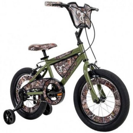 Huffy True Timber Kids' Bike, 16-inch - Green Real Tree Camo (21460)