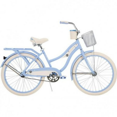 Huffy 24610 24 in. Deluxe Womens Cruiser Bike, Blue - One Size