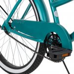 Huffy 24”Cranbrook Girls Beach Cruiser Bike for Women, Emerald Green
