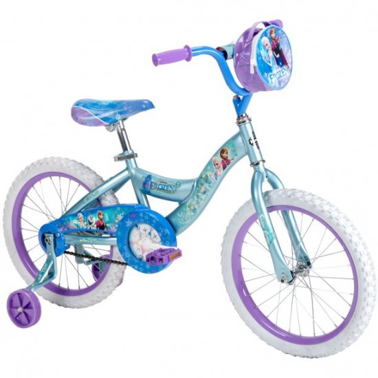 Disney Frozen 18\" Girls\' Purple Bike by Huffy